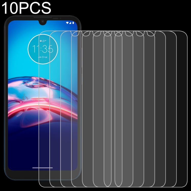 Para Motorola Moto E (2020) 10 PCS 0.26mm 9H 2.5D Película de vidrio templado