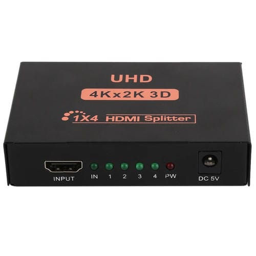 Divisor HDMI Cy10 UHD 4K x 2K 3D 1 x 4 con Enchufe del Reino Unido