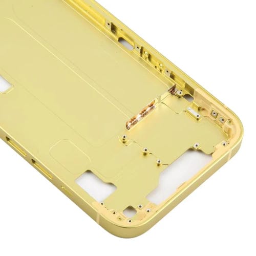 Bezel Plate of the Central Frame Apple iPhone 14 (Yellow)