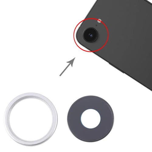 Rear Camera Lens Cover Apple iPhone 16e (White)