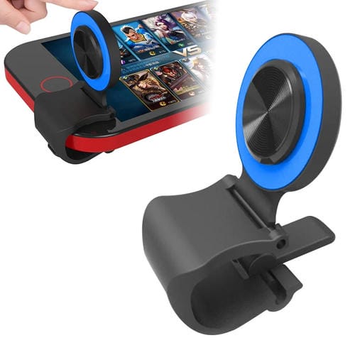 Joystick móvil A9 Direct Clip Games con Soporte de Anillo para iPhone Android Tableta (Azul)