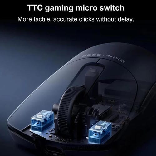 Ratón para Juegos Xiaomi Mouse X1 Inalámbrico con Cable 2,4G TTC Microinterruptores 8000 Hz 26000 DPI (Blanco)
