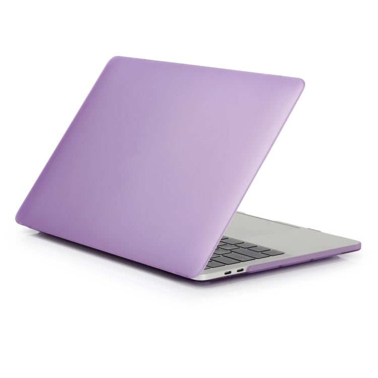 Estuche Protector para Computadora Portátil MacBook Pro 15.4 A1990 (2018) Estilo Esmerilado (Púrpura)