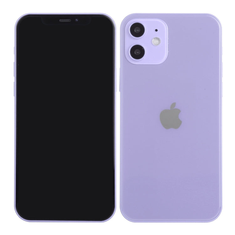 Para iPhone 12 Pantalla negra Modelo de pantalla ficticia falsa que no funciona (Púrpura)