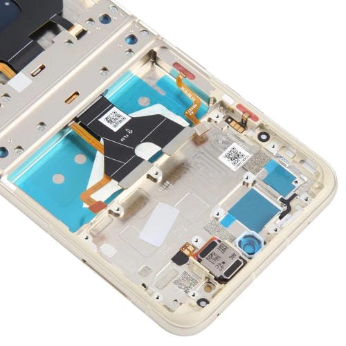 Schermo Intero Originale con Cornice per Motorola Razr 50 (Arancione)