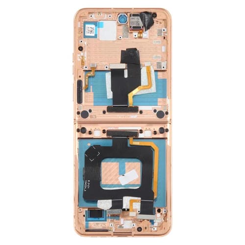 Écran Complet Original avec Cadre pour Motorola Razr 50 Ultra (Doré)