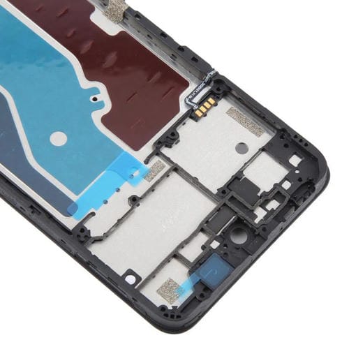 Smart Front Cover with Screen Frame for ZTE Blade A75 5G / V60 (Black)