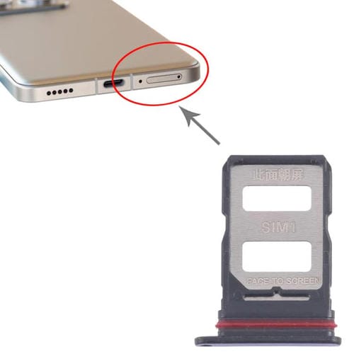 SIM-Kartenfach Xiaomi Poco F7 lila (10 Stück)