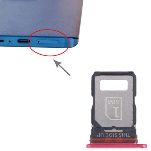 SIM-Kartenfach Motorola Edge 30 Fusion XT2243-1 (Rot) (10 Stück)