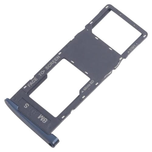 Vassoio Scheda SIM e Micro SD Motorola Moto G6 Plus (10 Unità) (Nera)