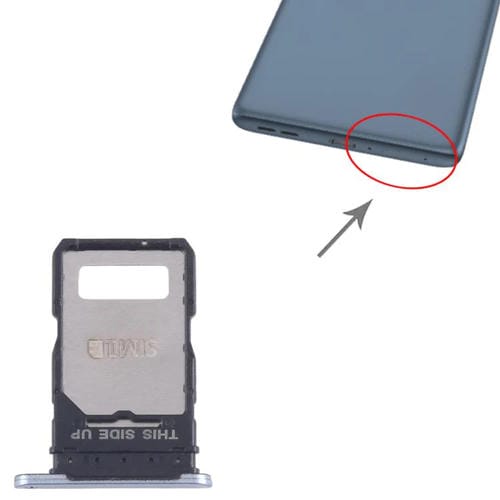 Vassoio Scheda SIM Motorola Edge 50 Fusion (10 Unità) (Blu)