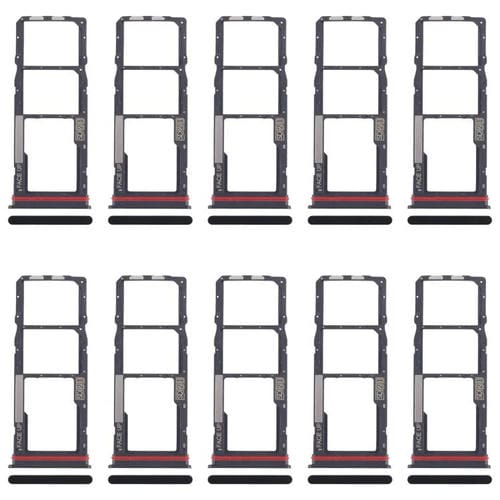 Vassoio Scheda SIM e Micro SD Motorola Moto G04s (Nera) (10 Unità)