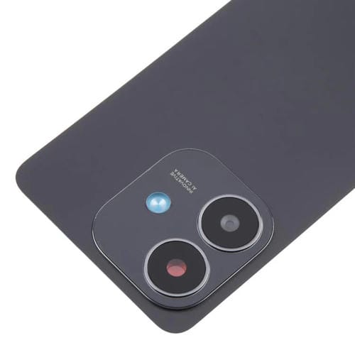 Carcasa Posteriore Cover Oppo A3x e A3i con Copertura Obiettivo Fotocamera (Nera)