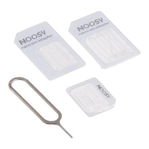 Kit Adaptador Tarjeta SIM 4 en 1 para iPhone 5 / 4 / 4S (Blanco)