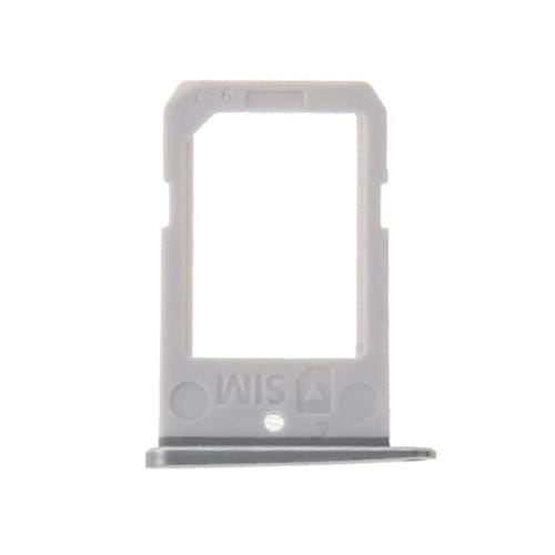 Vassoio della scheda SIM Samsung Galaxy S6 Edge G925 (Argento)