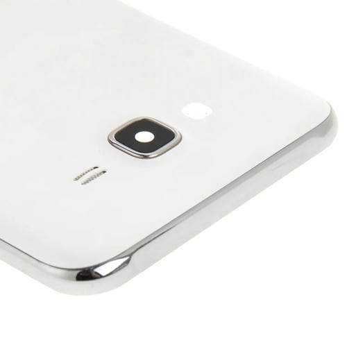 Vollständige Abdeckung Samsung Galaxy J7 Rahmen und Batterieabdeckung (Weiß)