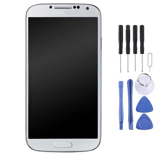 Écran LCD avec cadre Samsung Galaxy S4 i9505 (Blanc)