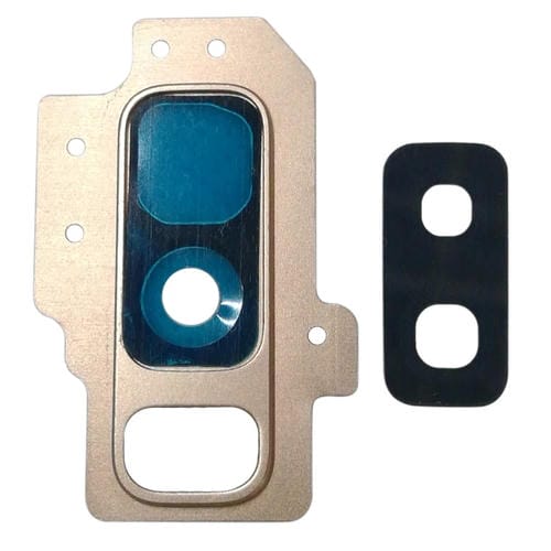 Tampa da Lente da Câmara (Dourado) Samsung Galaxy S9+ G9650 - Conjunto de (10 Peças)