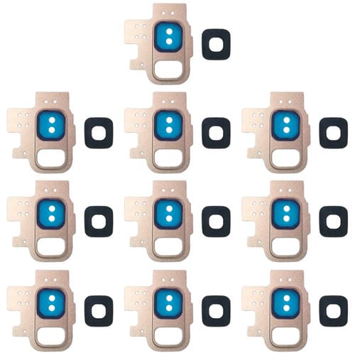 Cubierta de Lente de Cámara Samsung Galaxy S9 / G9600 (Oro) - Paquete de (10 Piezas)