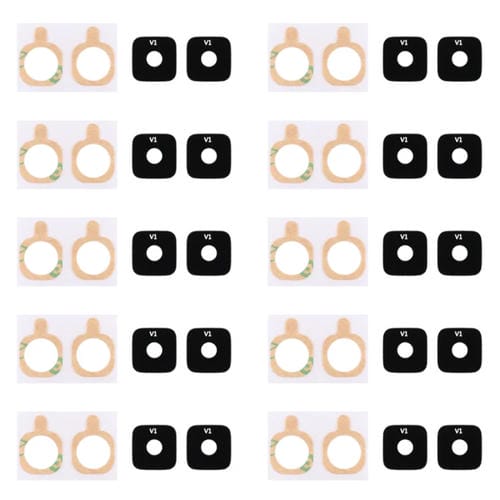 Couvercle de lentille d'appareil photo arrière Samsung Galaxy Alpha/G850 avec adhésif (10 pièces)