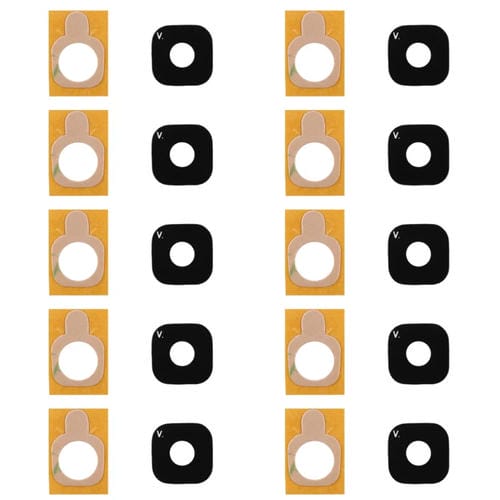 Copertura della lente della fotocamera posteriore con adesivo Samsung Galaxy J3 / J320 - (10 pezzi)