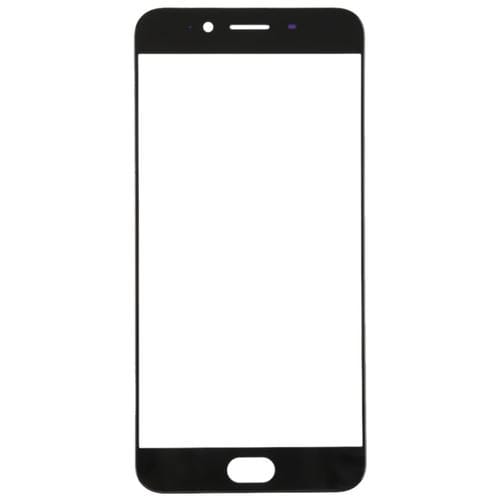 Front Screen Outer Glass Lens Oppo R9S (Black)
