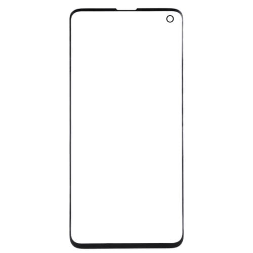 Outer Glass Lens Samsung Galaxy S10 Front Screen (Black)
