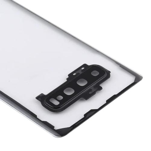 Rückseite der Batterieabdeckung Samsung Galaxy S10+ SM-G9750 G975F mit Kameraglas (Transparent)