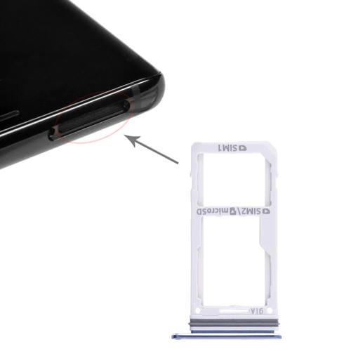SIM-Karten- und Micro-SD-Kartenfach Samsung Galaxy Note 8 (Blau)