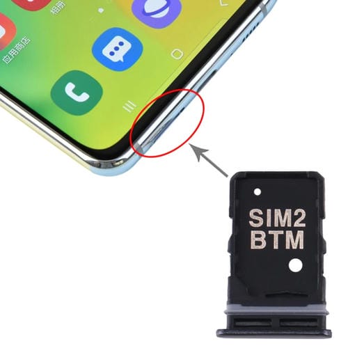 Bandeja de Tarjeta SIM Samsung Galaxy A80 (Negro)