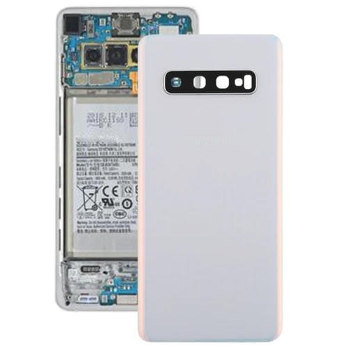 Back Cover of Battery Samsung Galaxy S10 of Camera Lens (White)