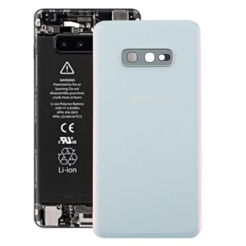 Back Battery Cover Samsung Galaxy S10e with Camera Lens (White)