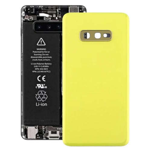 Back Battery Cover with Camera Lens Samsung Galaxy S10e (Yellow)