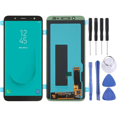 Ecrã LCD Super AMOLED Samsung Galaxy J6 (Preto)