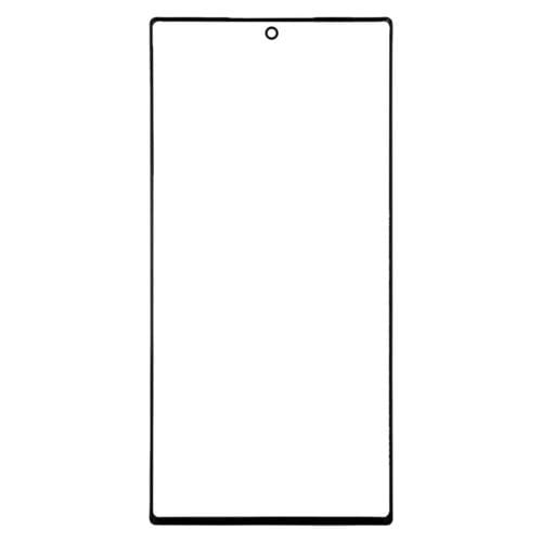 Objectif en verre Écran extérieur avant Samsung Galaxy Note 10 (Noir)