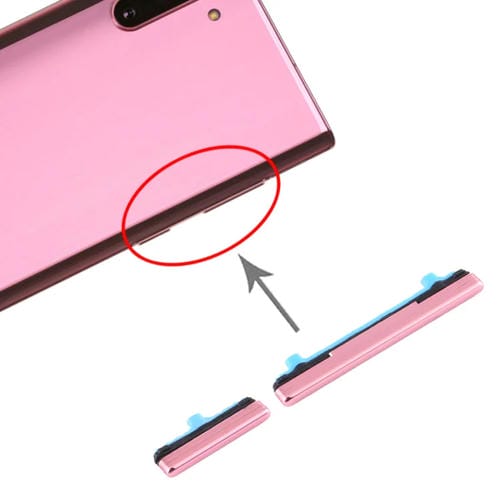 Ein- und Lautstärketasten Samsung Galaxy Note 10 (Rosa)