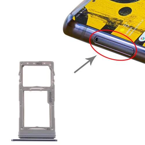 SIM Card and Micro SD Tray Samsung Galaxy Note 10 Lite SM-N770 (Black)