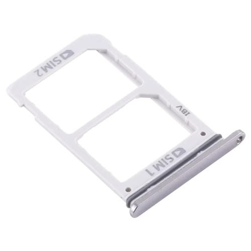 Bandeja de Tarjeta SIM Doble Samsung Galaxy A8s / A9 Pro 2019 (Plata)