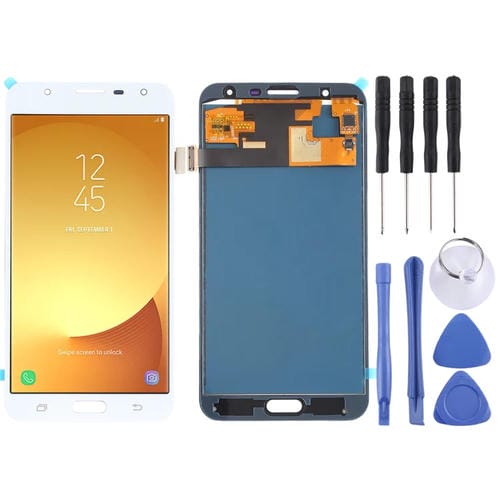 TFT LCD-Bildschirm Samsung Galaxy J7 Neo Touchscreen (Weiß)