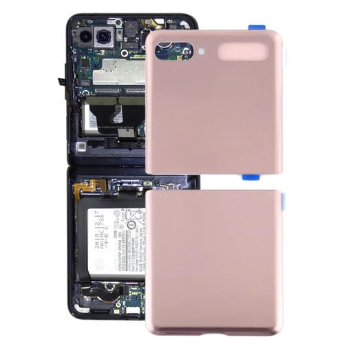 Tampa Traseira Bateria Samsung Galaxy Z Flip 5G SM-F707 (Rosa)