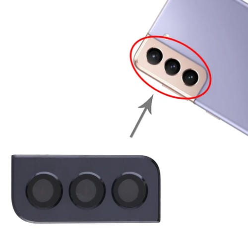 Housse d'objectif d'appareil photo Samsung Galaxy S21 (Noir)