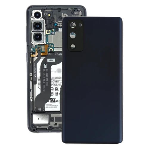 Couvercle Arrière Samsung Galaxy S20 FE avec couvercle de Lentille de Caméra (Noir)