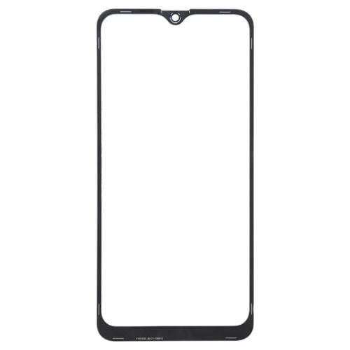 Objectif en verre Écran extérieur avant Samsung Galaxy A10s (Noir) - Pack de (10 pièces)