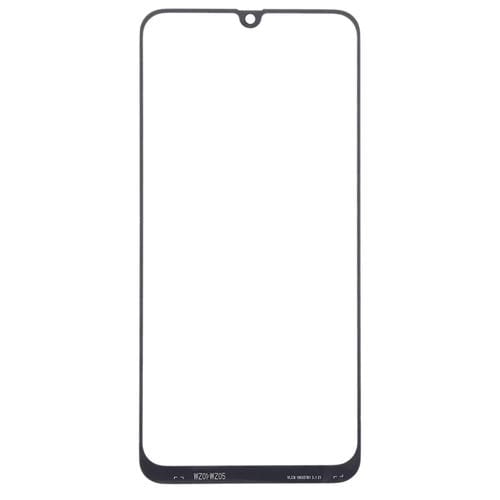 Lente de Vidro Exterior Samsung Galaxy A50/A30/M30/A4S Ecrã Frontal (Preto) (10 Peças)