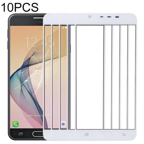 Glass Lens Outer Screen Samsung Galaxy J7 Prime On7 (White)