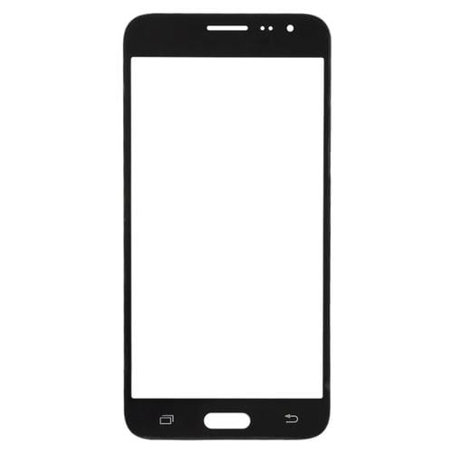 Obiettivo in vetro Samsung Galaxy J3 Schermo frontale (10 pezzi) (Nero)