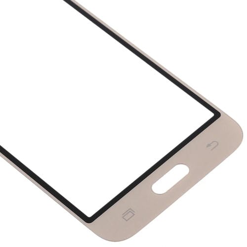 Lente de Vidrio Pantalla Frontal Samsung Galaxy J1 J120 - (Oro) - Paquete de (10 Piezas)