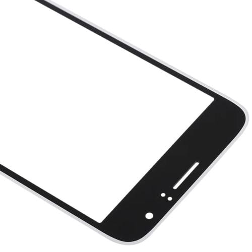 Lente de Vidro Exterior Ecrã Frontal Samsung Galaxy J1/J120 (10 Peças) (Branco)