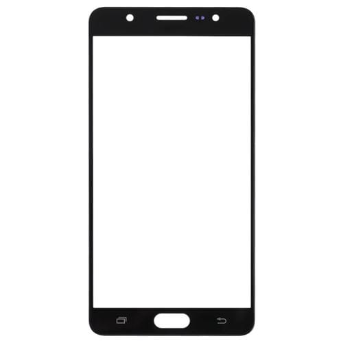 Glass Lens Outer Samsung Galaxy J7 Max Pack (10 Pieces) Front Screen (Black)