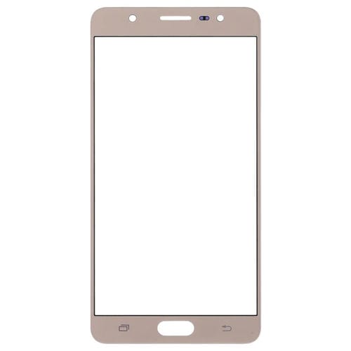Lente de Cristal Pantalla Frontal Samsung Galaxy J7 Max (10 Piezas) (Oro)